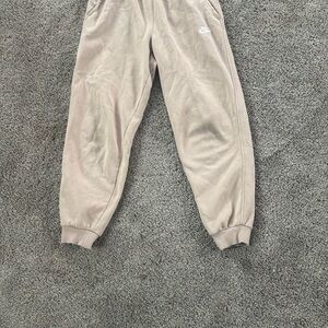 Kids Beige Jogger Pants